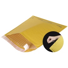 Kraft Self-Seal Bubble Mailers w/Tear Strip (25 Pack)