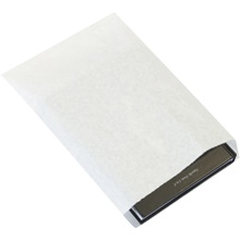 White Flat Merchandise Bags