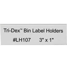 Tri-Dex™ Bin Label Holders