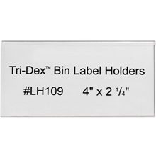 Tri-Dex™ Bin Label Holders
