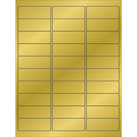 Foil Rectangle Laser Labels