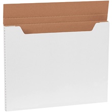 Jumbo White Fold-Over Mailers