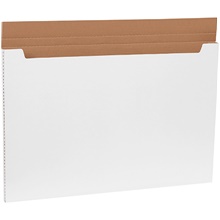 Jumbo White Fold-Over Mailers