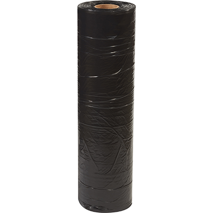 60 x 60" - 1.5 Mil Black Top Sheeting/Central Folded