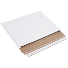 White Stayflats® Gusseted Mailers