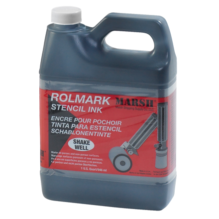 Rolmark Quart of Black Ink